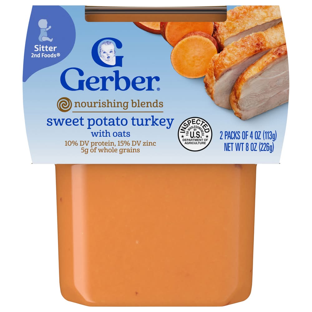Gerber Sweet Potato Turkey Mealtime For Baby (8 oz)