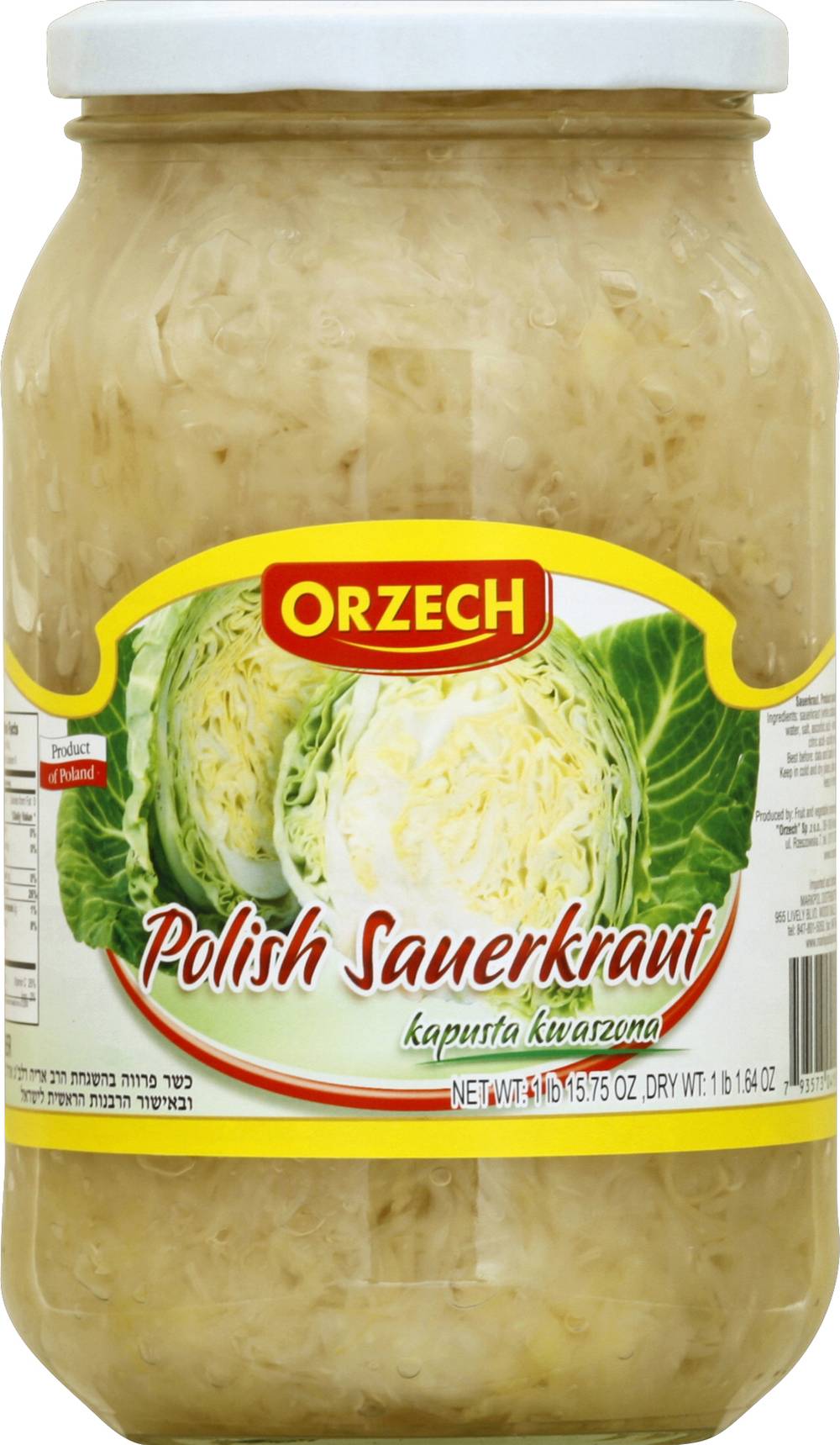 Orzech Polish Sauerkraut (1.98 lbs)