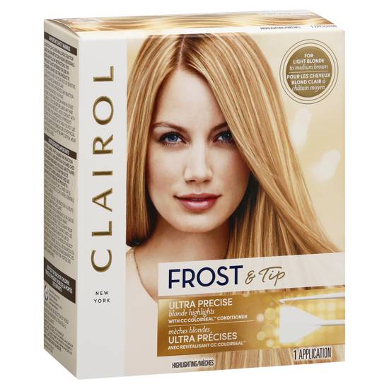 Clairol Light Blonde Frost & Tip Hair Color With Conditioner (1 kit)
