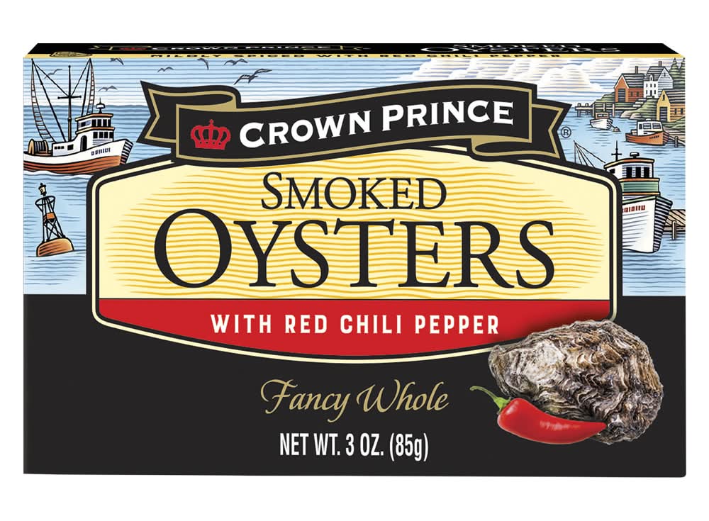 Crown Prince Smoked Oysters, Red Chili Pepper (3 oz)