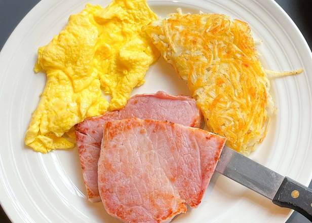 Ham Steak & Eggs*