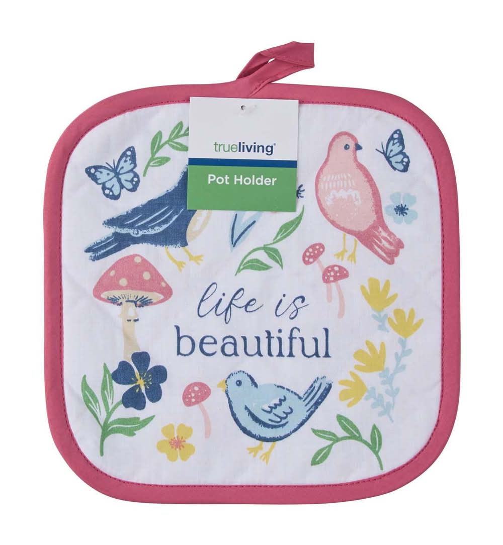 True Living Charming Pot Holder 3 Assorted Designs