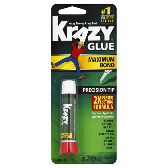Krazy Glue Maximum Bond With Precision Tip (0.07 oz)