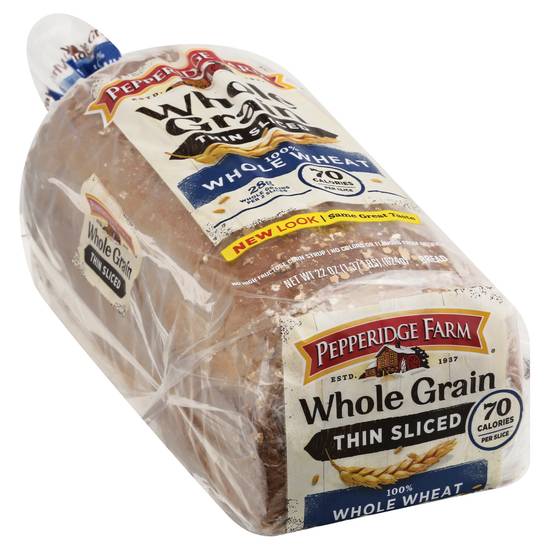 Pepperidge Farm Thin Sliced 100% Whole Grain Bread