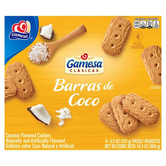 Gamesa Barras De Coco Cookies (coconut)