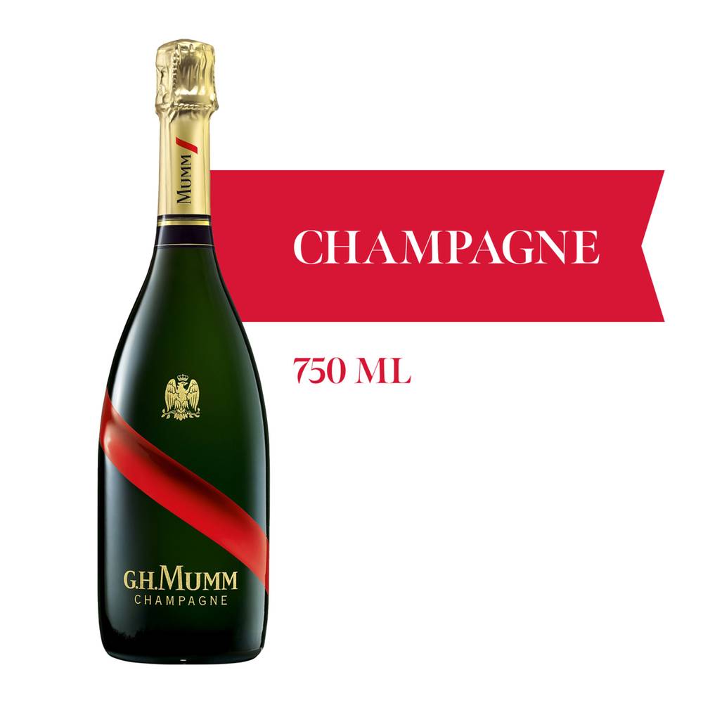 G.h. Mumm Cordon Rouge Champagne Wine (750 ml)