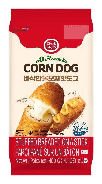 韓國Wooyang莫札瑞拉起司熱狗 <400g克 x 1 x 1PC包>