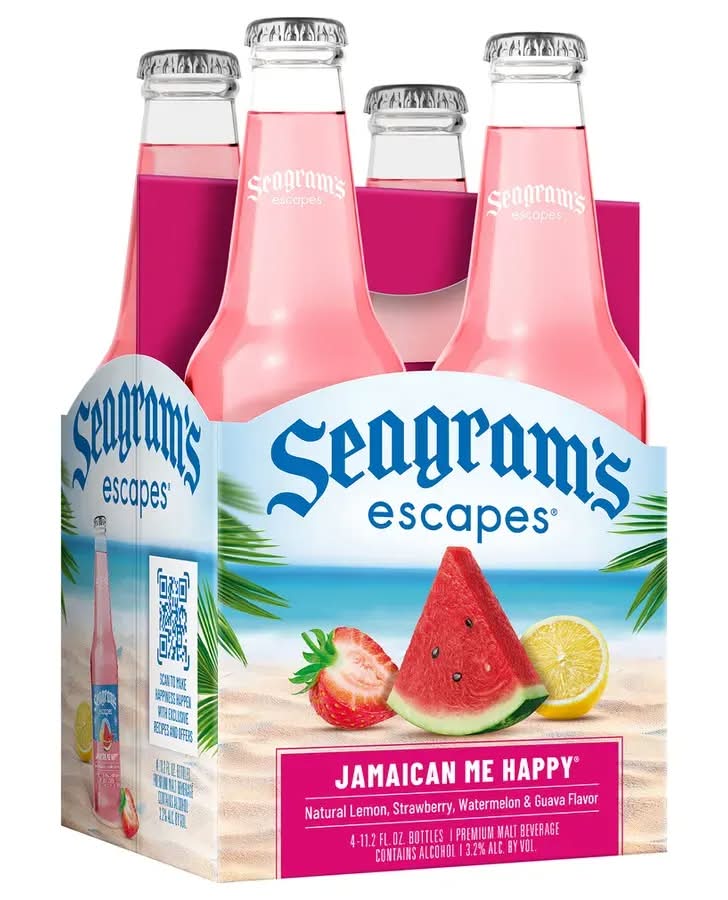Seagram's Escapes Jamaican Me Happy Beer - 4 Pack