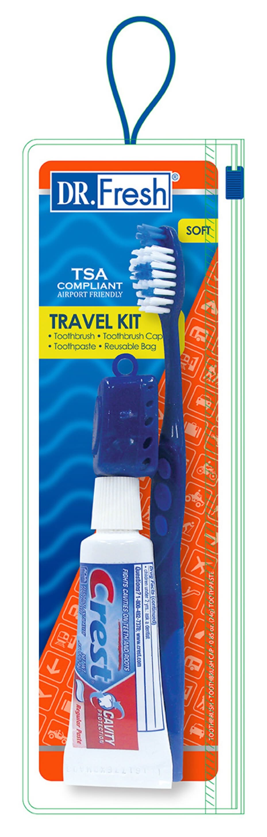 CVS Health Oral Care Soft Toothbrush Travel Kit