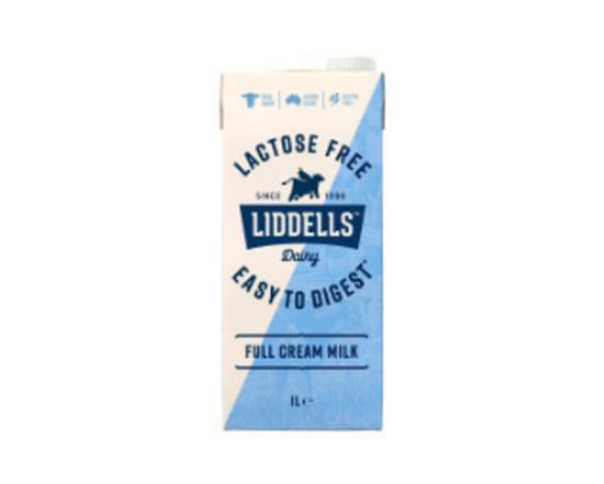 Liddells Lactose Free Full Cream Milk 1L