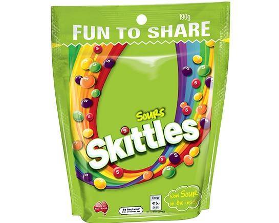 Skittles Sours Family Bag 190g