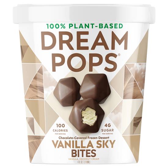 Order Dream Pops Vanilla Sky Dream Bites 4oz food online from Everyday Needs by Gopuff store, Ladera Ranch on bringmethat.com