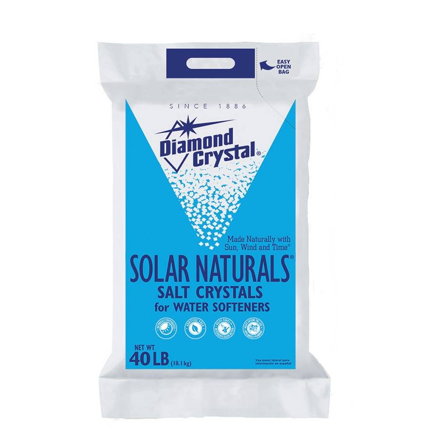 Diamond Crystal 40-lb Water Softener Salt Solar Crystals | 100012411