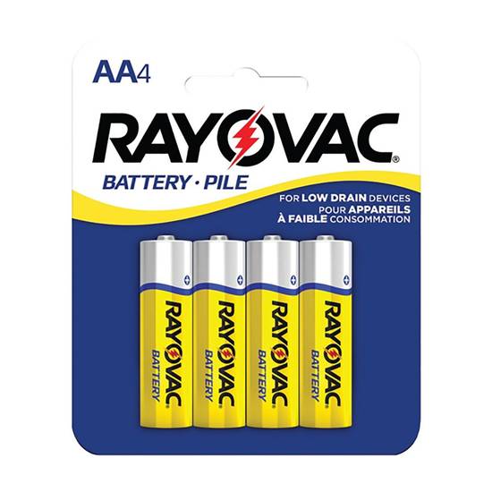 Rayovac baterías aa (4 un)