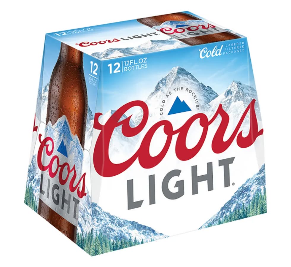 Coors Light Beer - 12 Pack