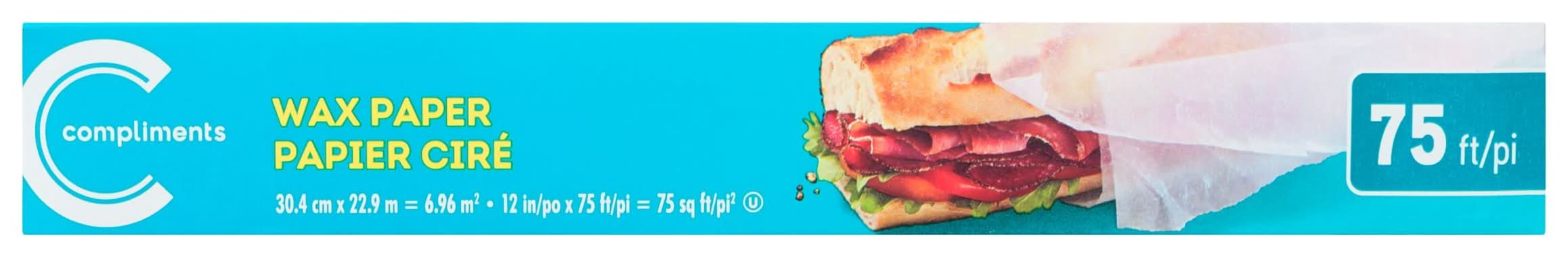 Compliments Wax Paper