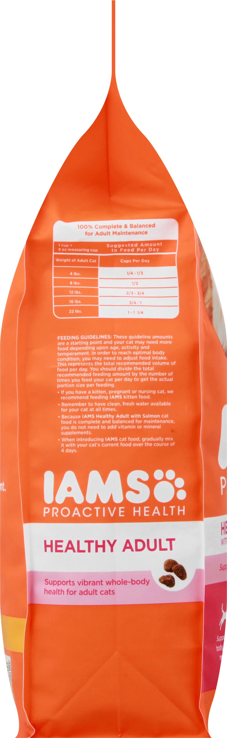 Iams Proactive Health Salmon & Tuna Adult Dry Cat Food 1+ Years - Delivery  in Under an Hour | Cat Supplies | Uber Eats