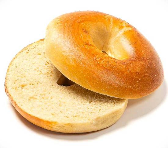 Plain bagel & cream cheese