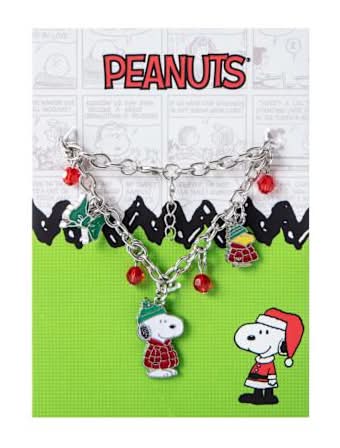 Penuts® Charm Necklace Snoopy Puffer
