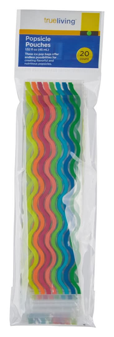 True Living Popsicle Pouches 1.52 Fl Oz 20 Ct