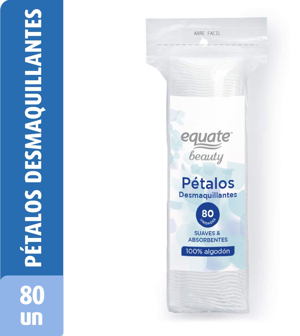 Equate · Pétalos desmaquillantes (80 un)