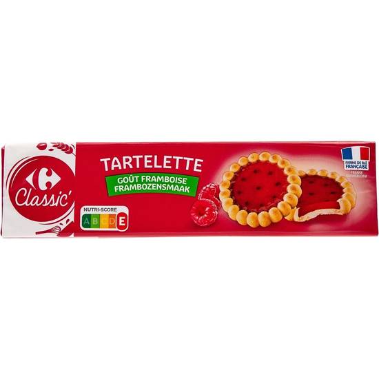 Carrefour Classic' - Tartelette au goût framboise