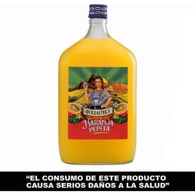 Aguardiente Quezalteca Naranja Pepita 1 L
