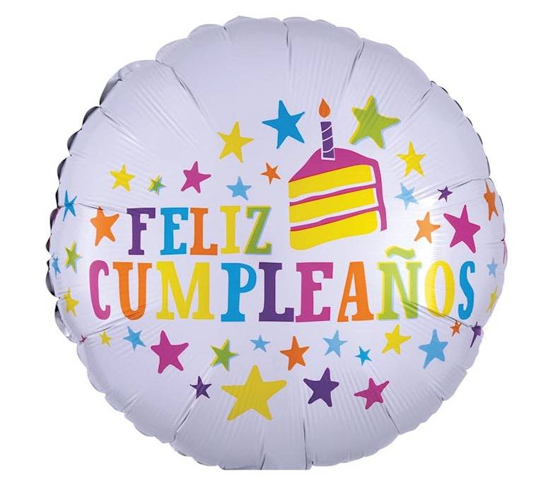 17" Feliz Cumpleanos Balloon