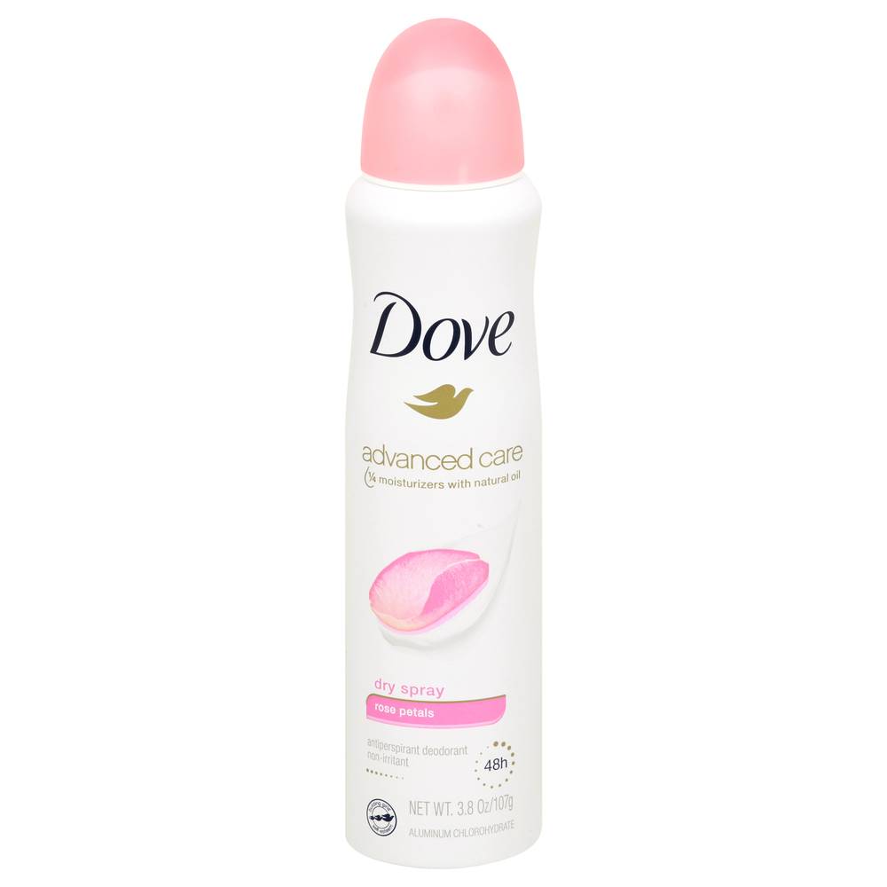 Dove Advanced Care Dry Spray Rose Petals Deodorant (3.8 oz)