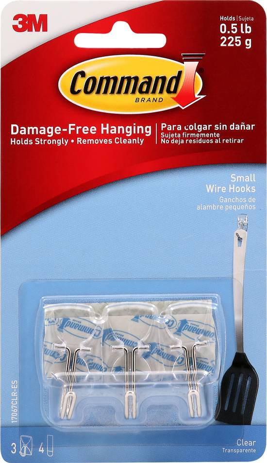 Command Small Wire Hooks (3 hooks)