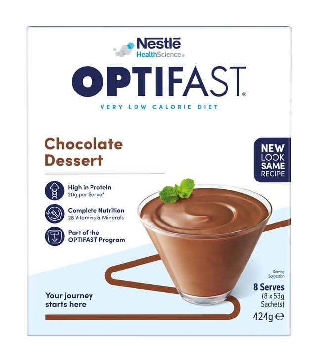 Optifast VLCD Dessert Chocolate 53g 8pk