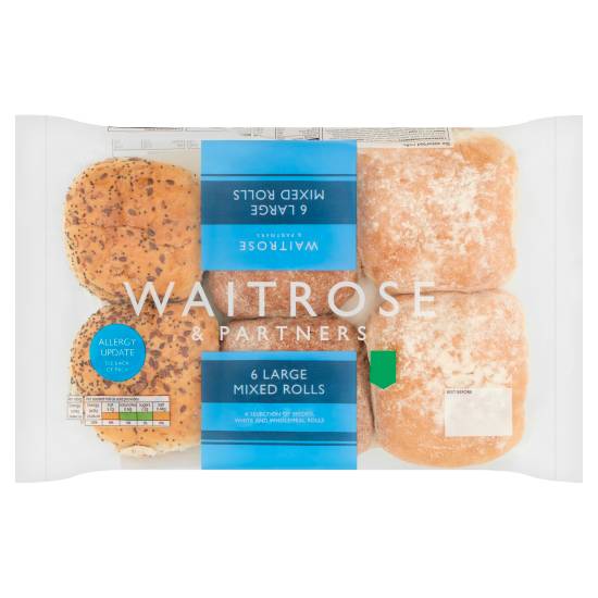 Waitrose & Partners Mixed Rolls (large)