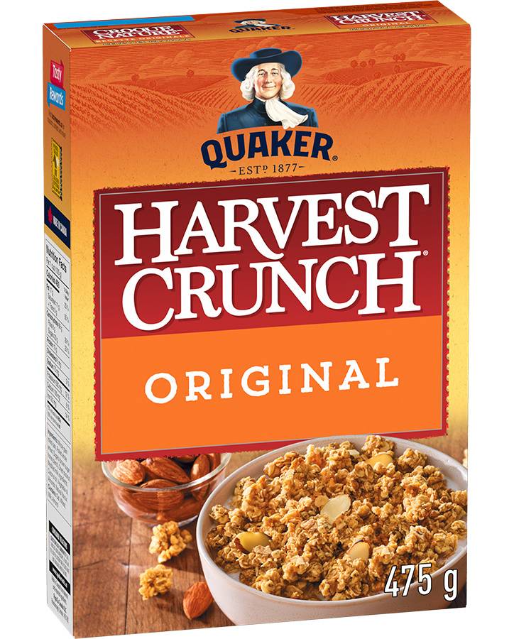 Quaker Harvest Crunch Original Granola Cereal (475 g)