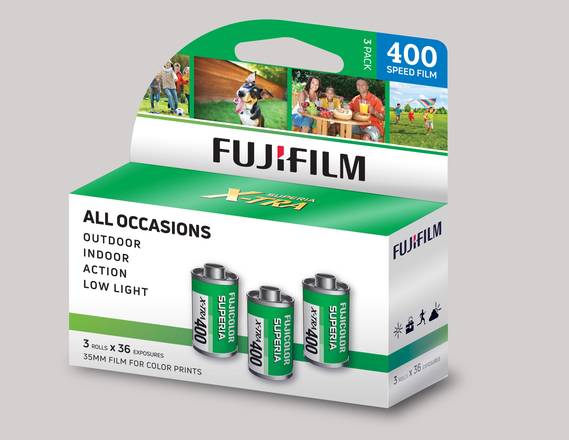 Fujifilm Superia X-TRA 400sp 36exp Film 35mm (3 ct)