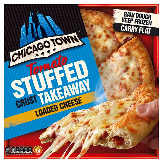 Chicago Town Takeaway Stuffed Crust Cheese Large Pizza (630g)