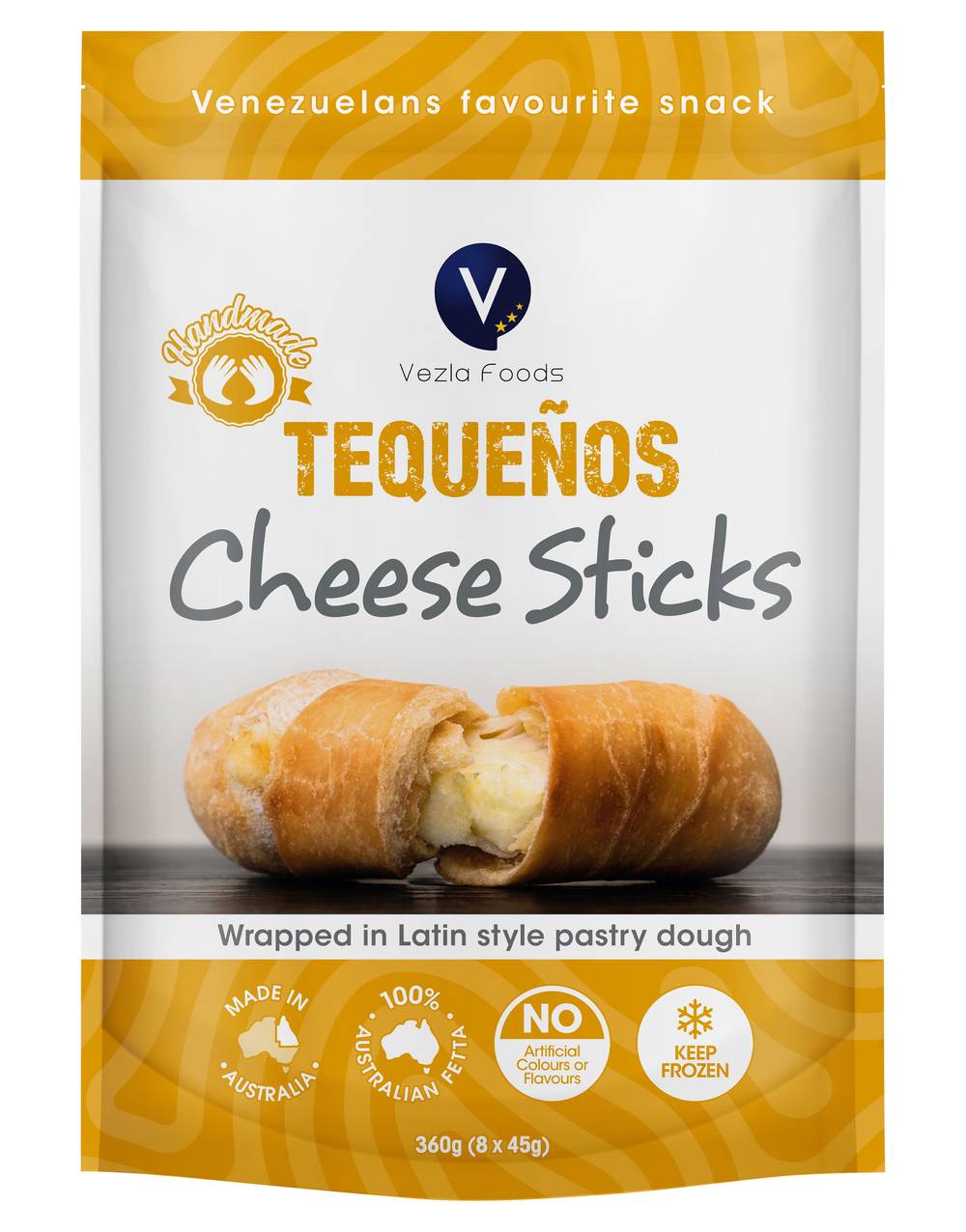 Vezla Foods Tequenos Cheese Sticks (8 x 45g)