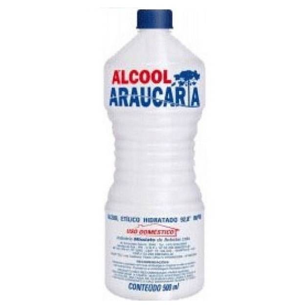 Araucária álcool líquido 46° inpm (500 ml)