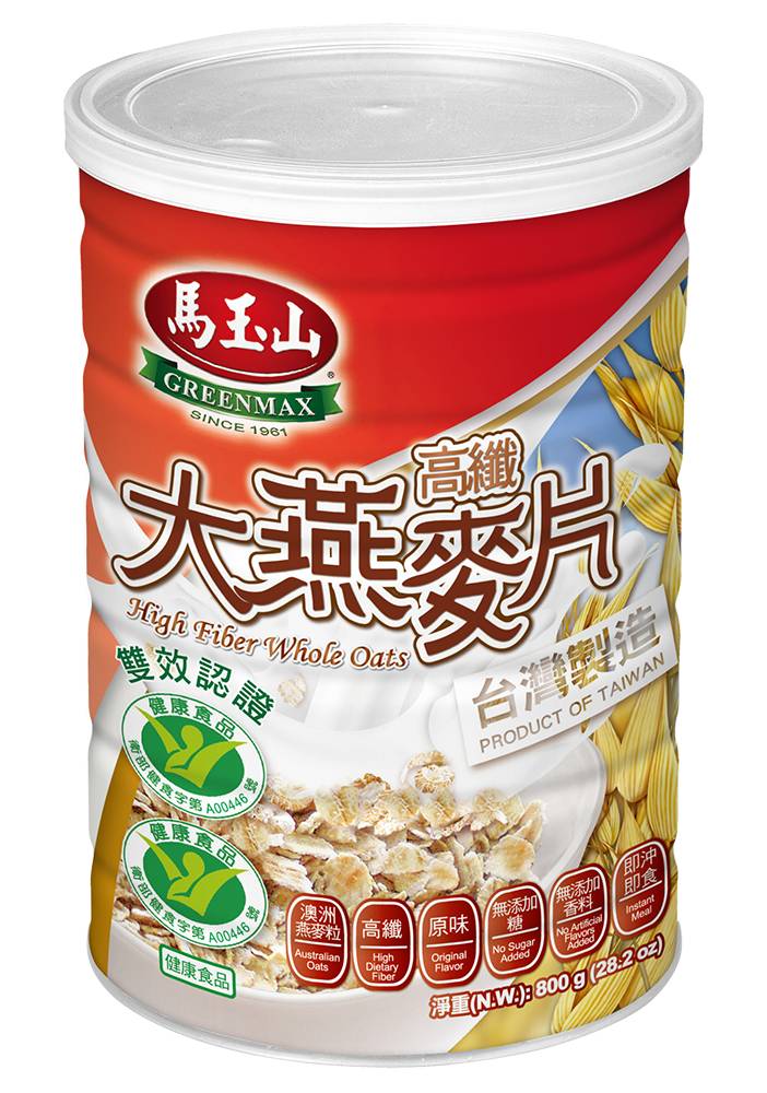 馬玉山高纖大燕麥片 <800g克 x 1 x 1Can罐>