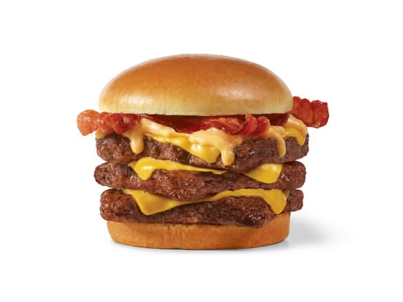 Cheesy Bacon Cheeseburger, Triple