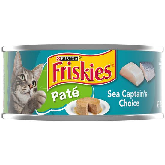 Purina Friskies Pate Sea Captain's Choice Wet Cat Food
