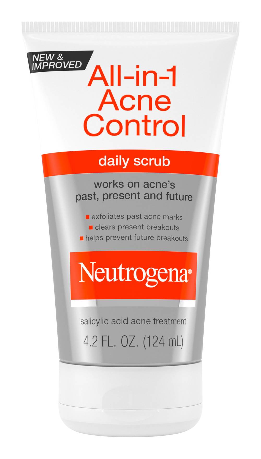 Neutrogena All-In-1 Acne Control Daily Scrub Acne Treatment (4 oz)