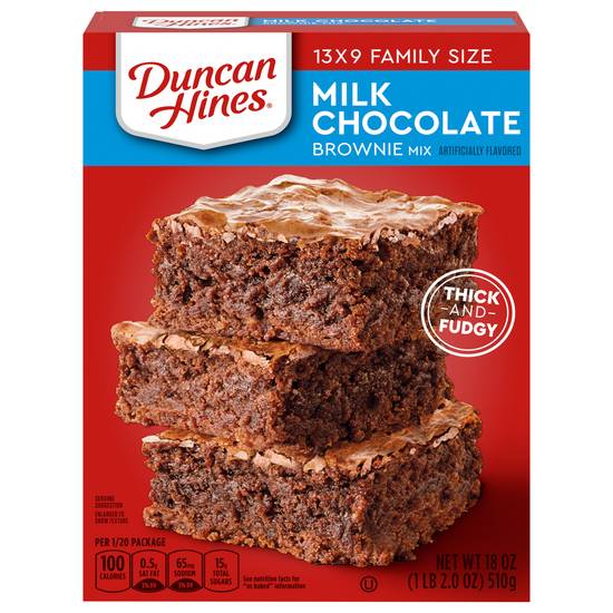 Duncan Hines Family Size Milk Chocolate Brownie Mix