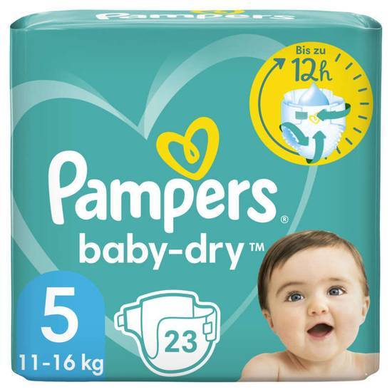 Pampers Couche bébé - Baby Dry Couches Bébé 11-16kg T5 x23