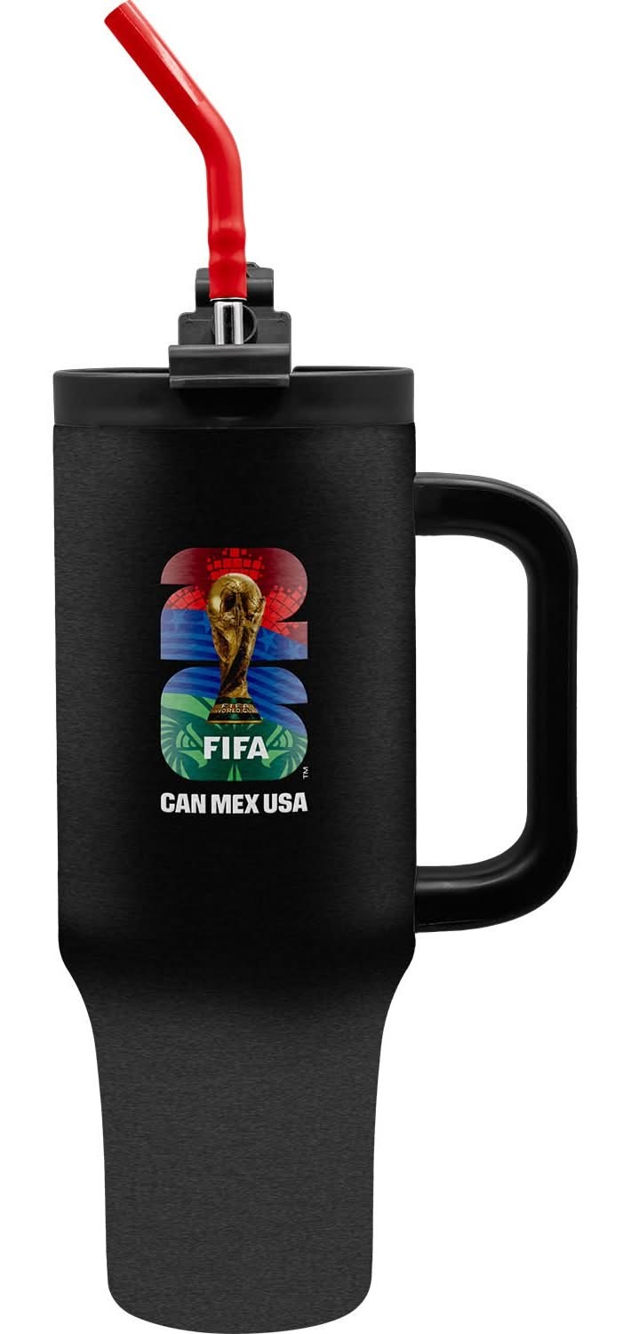 Fifa World Cup 2026 Stainless Steel Tumbler40oz, Black