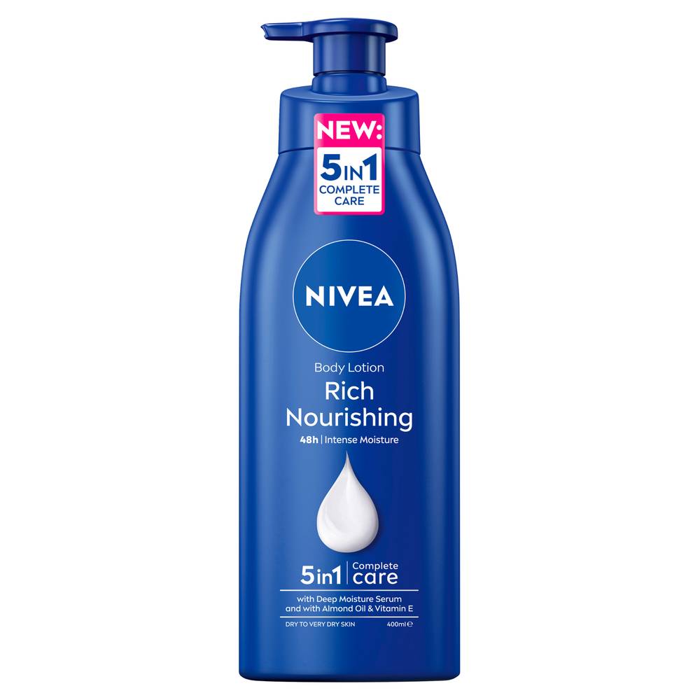 Nivea Rich Nourishing Moisturiser & Almond Oil Body Lotion