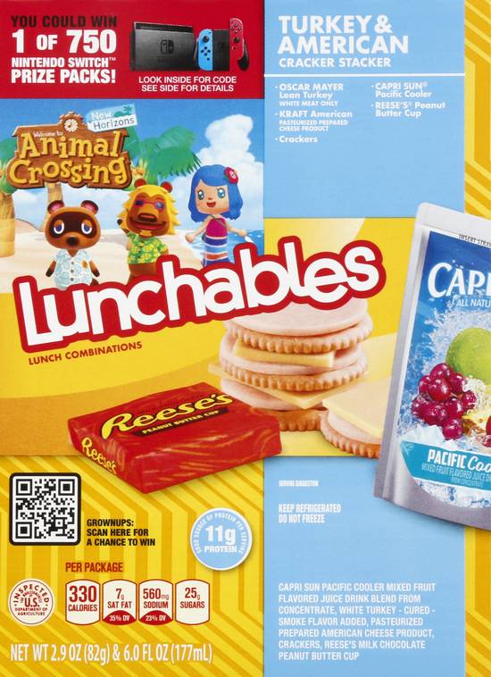 Lunchables Turkey & American Cracker Stackers