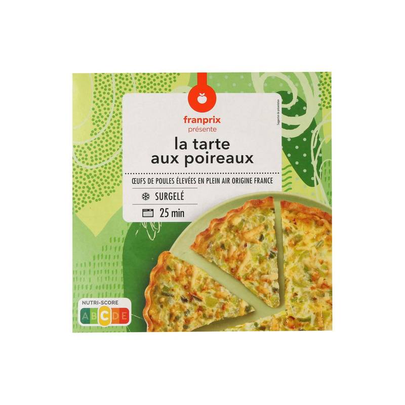 Franprix - Tarte aux poireaux pur beurre (400g)