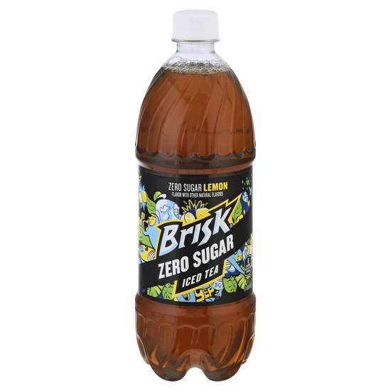 Brisk Zero Sugar Iced Tea (1 L) (lemon)