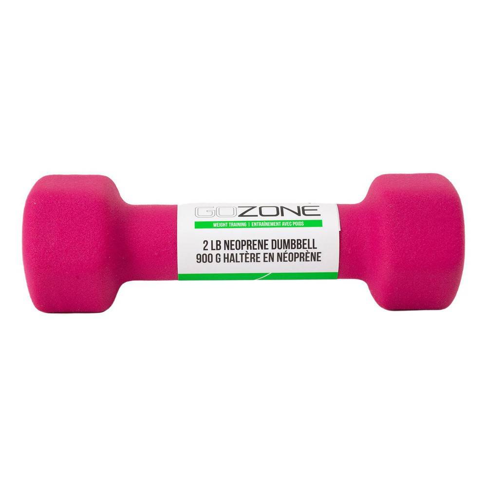 Gozone Pink Neoprene Hex Dumbbell (1 unit)