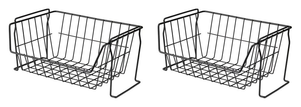 KIRKTON HOUSE Black, Stacking Shelf